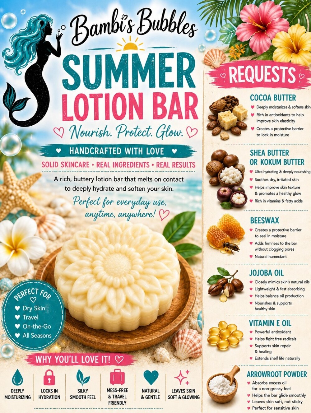 Make A  Request For Summer Lotion Bars